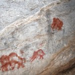 Капова пещера, копии наскальных рисунков