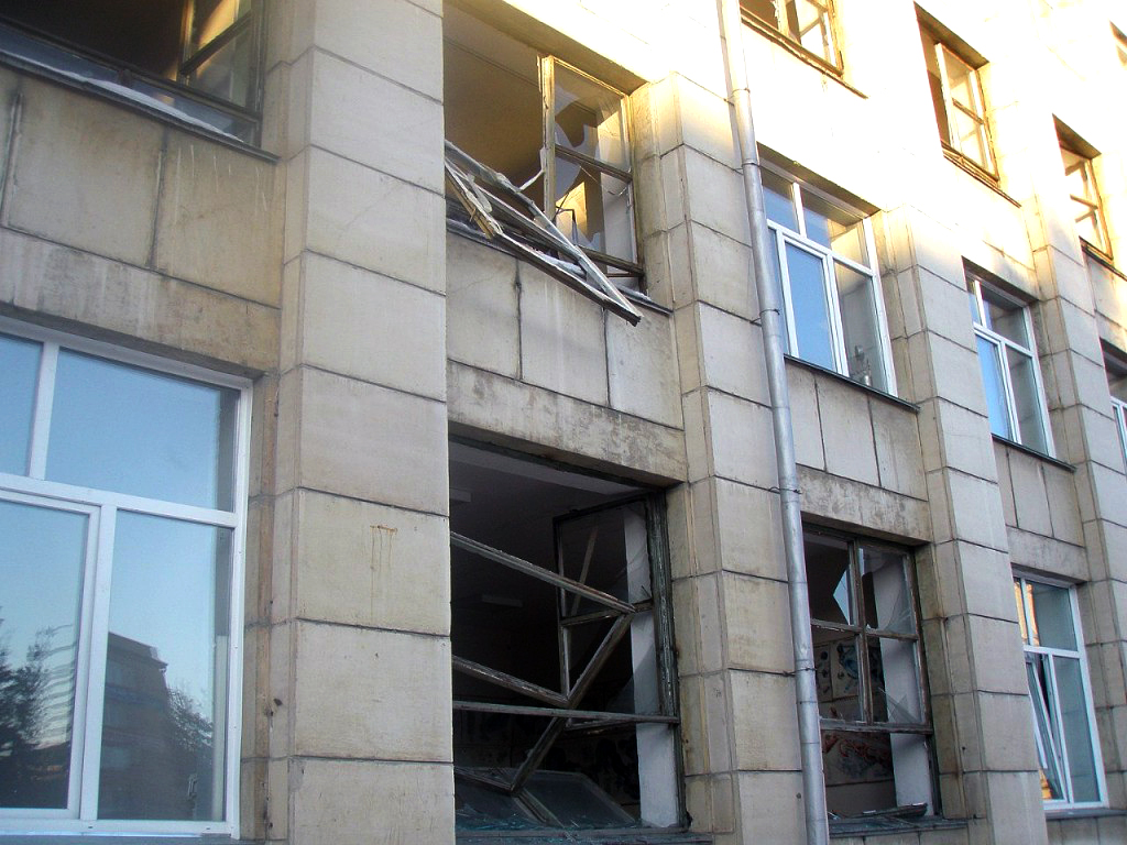 Окна Челябинска после метеорита