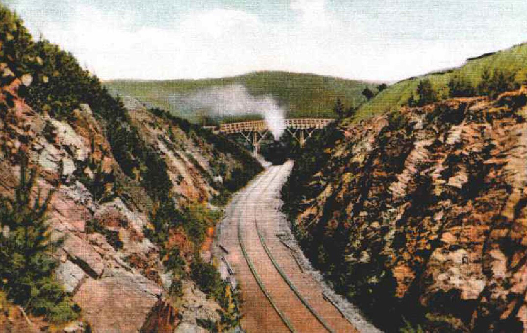 Выемка в горе Косотур 1891 год