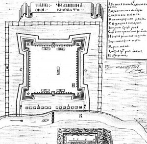 План крепости Челяба